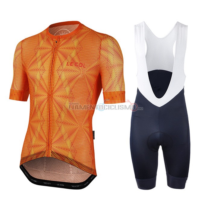 Abbigliamento Ciclismo Le Col Manica Corta 2020 Arancione